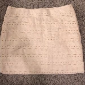 Zara Cream Color Mini Skirt